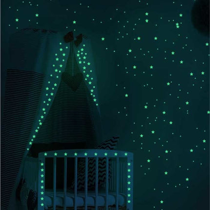 Glow in the Dark Sterren - 420 Stuks - Lichtgevende Muurstickers Decoratie