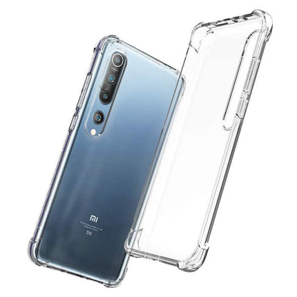 Xiaomi Mi 10S Transparant Bumper Hoesje - Clear Case Cover Silicone TPU Anti-Shock