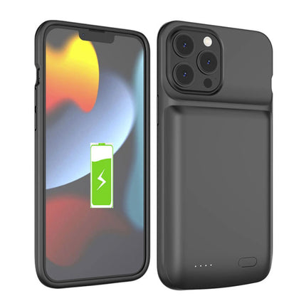 iPhone 14 Pro Max Powercase 4800mAh - Powerbank Batterij Hoesje Oplader Zwart
