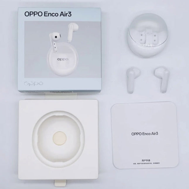 Enco Air 3 Draadloze Oortjes - AI Ruisonderdrukking Oordopjes Bluetooth 5.3 Oortelefoon Wit
