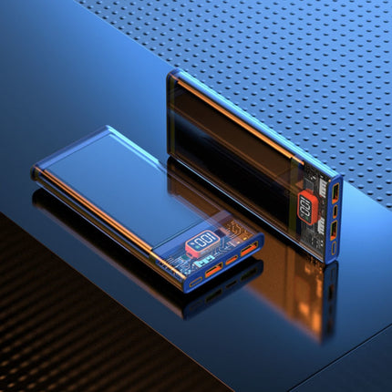 30.000mAh Powerbank met 2 Poorten - 22.5W Power Delivery - Externe Noodaccu Batterij Oplader Blauw