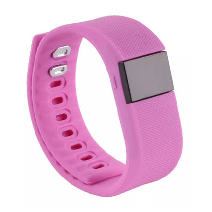 Originele TW64 Smartband Fitness Sport Activity Tracker Smartwatch Smartphone Horloge OLED iOS Android iPhone Samsung Huawei Roze