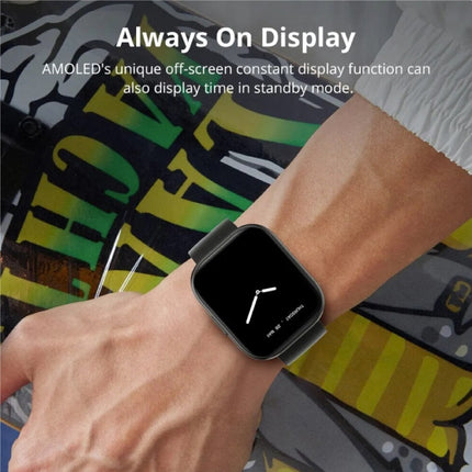 P68 Smartwatch - 2,04'' AMOLED-Scherm - Siliconen Bandje - 100 Sportmodi - Fitness Sport Activity Tracker Horloge Goud