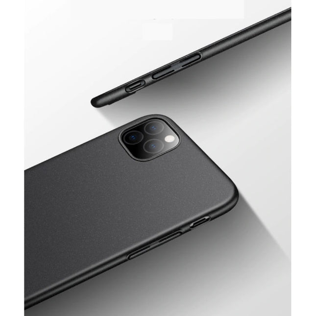 iPhone 12 Pro Ultra Dun Hoesje - Hard Matte Case Cover Blauw