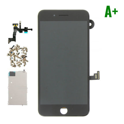 iPhone 8 Plus Voorgemonteerd Scherm (Touchscreen + LCD + Onderdelen) A+ Kwaliteit - Zwart