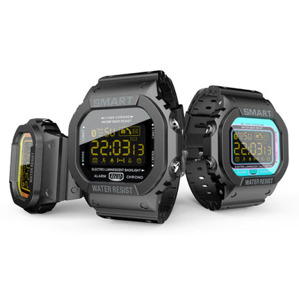 MK22 Waterdichte Sport Smartwatch Fitness Activity Tracker Smartphone Horloge iOS Android iPhone Samsung Huawei Blauw