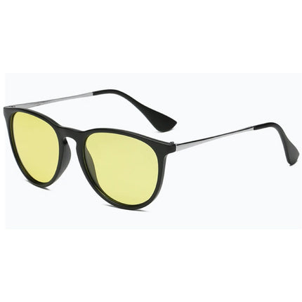 2 in 1 Zonnebril & Nachtbril - UV400 en Polarisatie Filter voor Mannen en Vrouwen - Matte Zwart