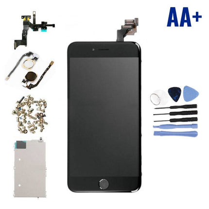 iPhone 6 Plus Voorgemonteerd Scherm (Touchscreen + LCD + Onderdelen) AA+ Kwaliteit - Zwart + Gereedschap