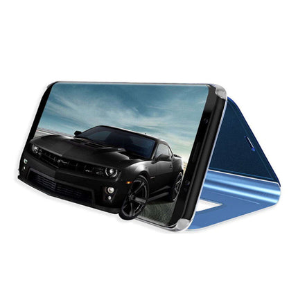 Huawei P30 Pro Smart Spiegel Flip Case Cover Hoesje Paars 