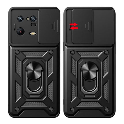 Xiaomi Mi 11i - Armor Hoesje met Kickstand en Camera Bescherming - Pop Grip Cover Case Groen