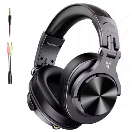 A71 Gaming Studio DJ Koptelefoon met 6.35mm en 3.5mm AUX Aansluiting - Zwart