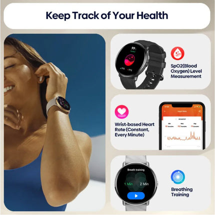GTR 3 Pro Smartwatch - Smartband Sport Activity Tracker Horloge iOS Android - Zilver