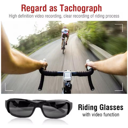 Zonnebril Camcorder - Camera DVR Video Recorder Glasses HD 1080p  - Zwart