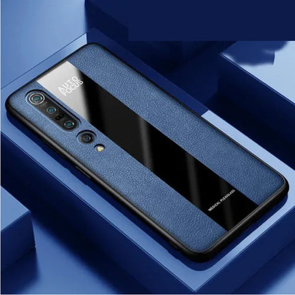 Xiaomi Redmi 7 Leren Hoesje  - Magnetische Case Cover Cas Blauw + Kickstand