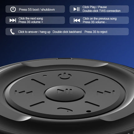 K3 Pro Draadloze Luidspreker - Bluetooth 5.0 Speaker Soundbar Box Zwart