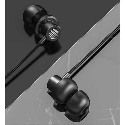 ThinkPlus TW13 Oordopjes met Microfoon - 3.5mm AUX Oortjes Wired Earphones Oortelefoon Zwart