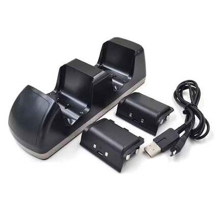 Oplaadstation voor Xbox One X/S Charging Dock Station voor Controller - Dual Laadstation met 2x Herlaadbare Batterij