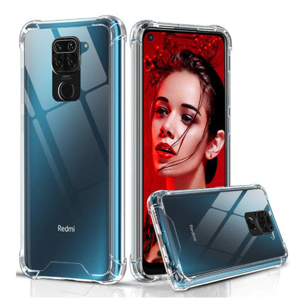 Xiaomi Redmi Note 9 Pro Max Transparant Bumper Hoesje - Clear Case Cover Silicone TPU Anti-Shock