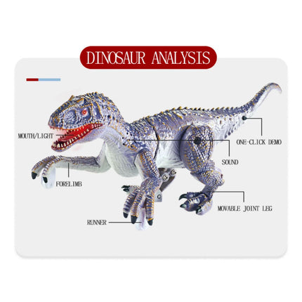RC Dinosaurus (T-Rex met Dubbele Kroon) met Afstandsbediening - Bestuurbaar Speelgoed Tyrannosaurus Rex Dino Robot Groen