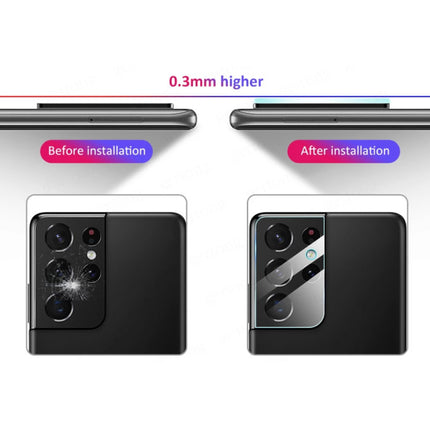 3-Pack Samsung Galaxy S21 Plus Tempered Glass Camera Lens Cover - Shockproof Case Bescherming