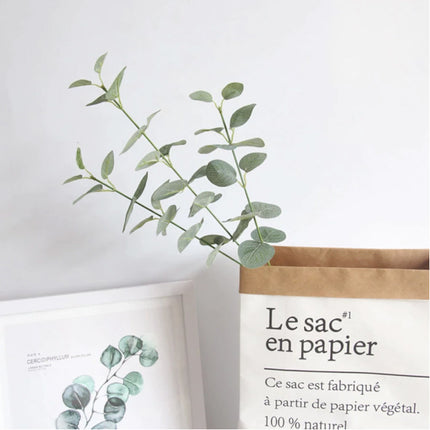 Kunst Boeket - Zijden Eucalyptus Planten Plant Luxe Boeketten Decor Ornament Groen