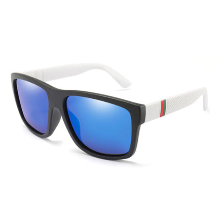 Vintage Zonnebril - UV400 en Gepolariseerde Filter voor Mannen en Vrouwen - Blauw