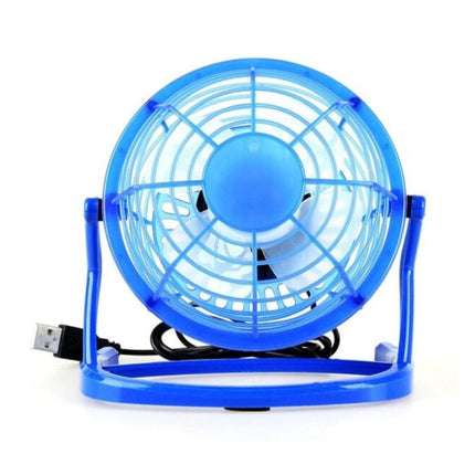 Oplaadbare Draagbare Ventilator - Handventilator 2500RPM Blauw