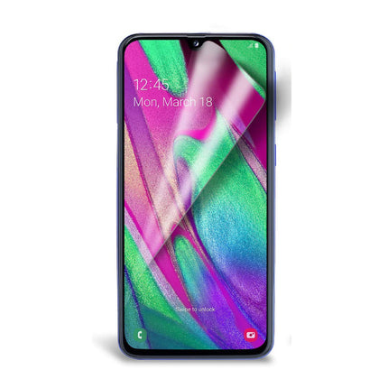 3-Pack Screen Protector Samsung Galaxy A50 Foil Folie PET Vouwbare Beschermfolie Film