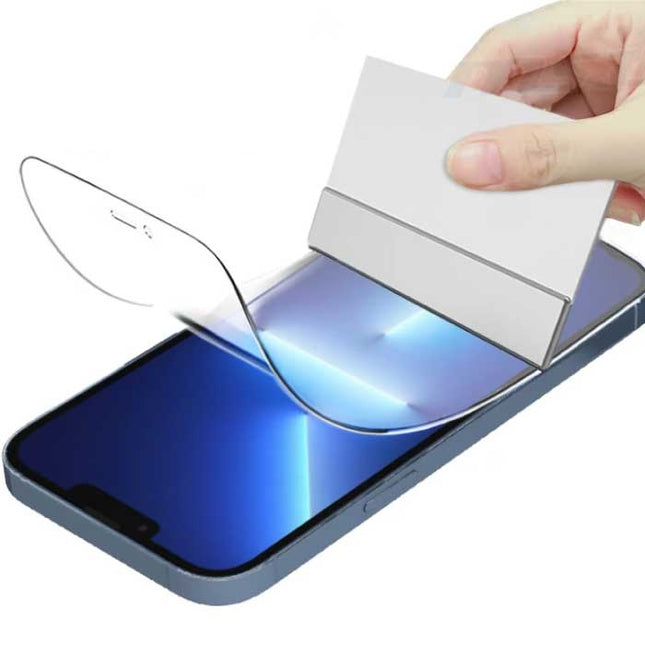 4-Pack Screen Protector iPhone 14 Plus Hydrogel Foil Folie PET Vouwbare Beschermfolie Film