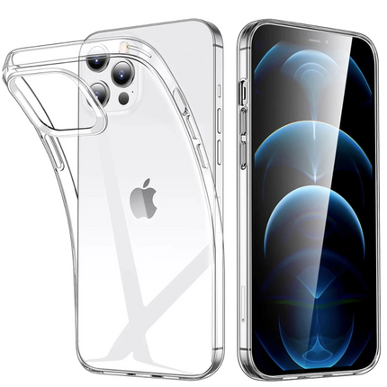 iPhone 13 Pro Max Transparant Clear Case Cover Silicone TPU Hoesje