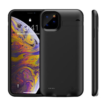 iPhone 11 Pro Max Powercase 6200mAh Powerbank Hoesje Oplader Batterij Cover Case Zwart