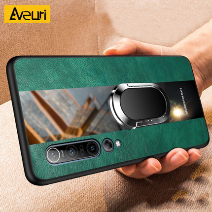 Xiaomi Redmi Note 5A Leren Hoesje  - Magnetische Case Cover Cas Groen + Kickstand