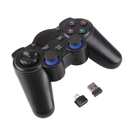 2-Pack Gaming Controller voor Android / PC / PS3  - Micro-USB Bluetooth Gamepad Zwart
