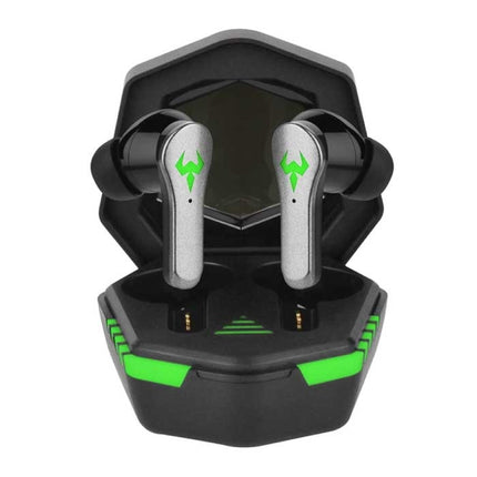 Draadloze Oortjes - Gaming Headset Touch Control Oordopjes TWS Bluetooth 5.2 Earphones Earbuds Zwart
