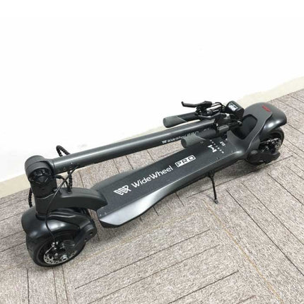 WideWheel Pro Vouwbare Elektrische Scooter - Off-Road Smart E Step Ultralicht - 500W - 45 km/u - 8 inch Brede Wielen - Zwart 