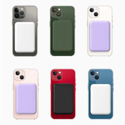 20.000mAh Mini Magnetische Qi Powerbank voor Mobiele Telefoons - Oplader Draadloze Batterij Groen