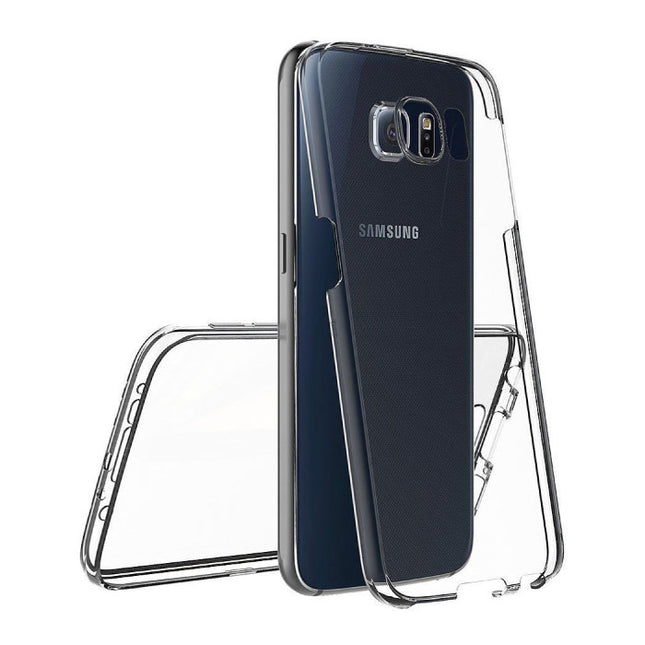 Samsung Galaxy S8 Full Body 360° Transparant TPU Silicone Hoesje + PET Screenprotector
