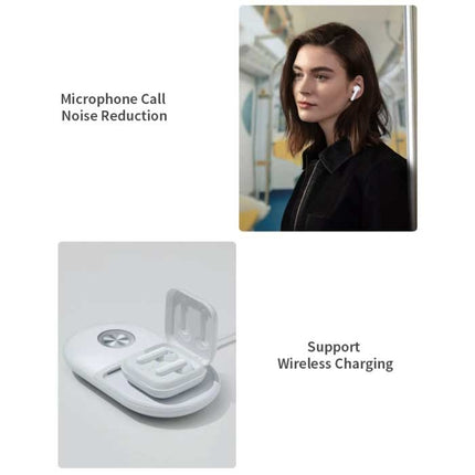 Enco W51 Draadloze Oortjes - ANC Ruisonderdrukking Touch Control Oordopjes TWS Bluetooth 5.0 Earphones Earbuds Oortelefoon Wit