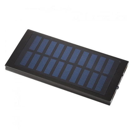 Externe 30.000mAh Solar Charger Powerbank Zonnepaneel Noodaccu Batterij Oplader Zon Zwart