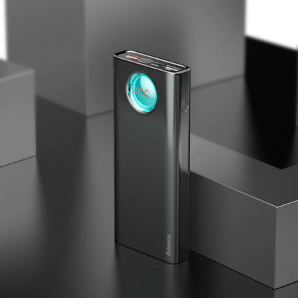 Powerbank met 5 Poorten en Quick Charge 3.0 - 20.000mAh LED Display Externe Noodaccu Batterij Oplader Charger Zwart