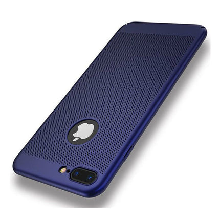 iPhone 8 - Ultra Slanke Case Warmteafvoer Cover Cas Hoesje Blauw