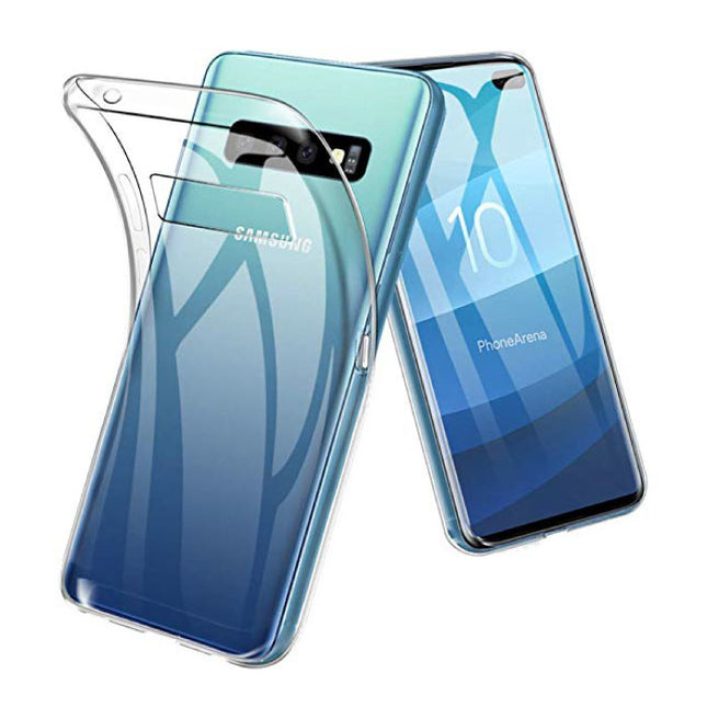 Samsung Galaxy S10 Plus Transparant Clear Case Cover Silicone TPU Hoesje 
