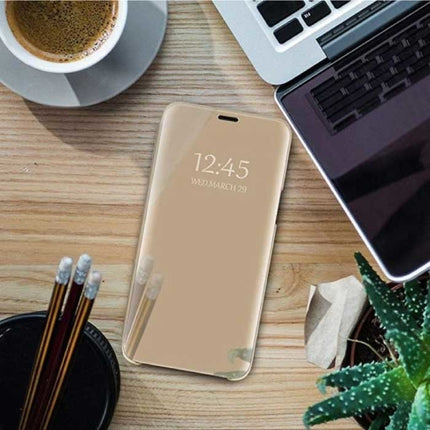 Oppo Reno 5 Pro Smart Spiegel Flip Case Cover Hoesje Goud