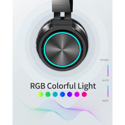 Draadloze Koptelefoon - Bluetooth 5.0 Noise Cancelling Headphones Gaming Headset Rood
