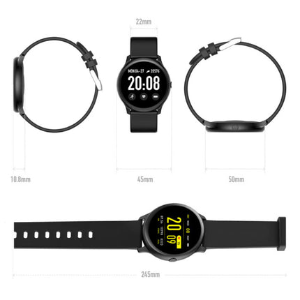 2020 Fashion Sports Smartwatch Fitness Sport Activity Tracker Smartphone Horloge iOS Android - Zilver