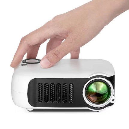 A2000 Mini Projector - 1000 Lumen - Screen Mirroring Beamer Home Media Speler - Wit
