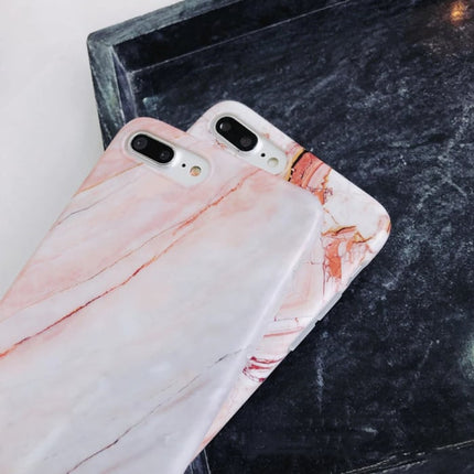 iPhone X Hoesje Marmer Textuur - Shockproof Glossy Case Graniet Cover Cas TPU 
