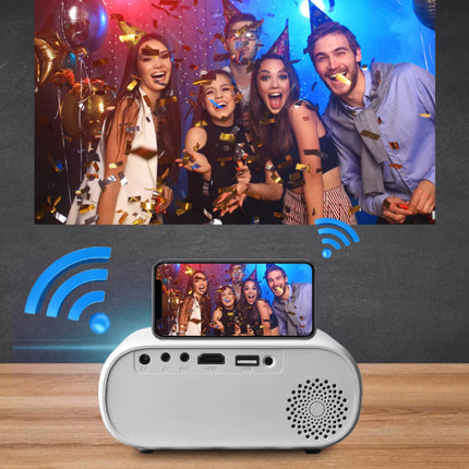 Q11 Mini Projector - 200 ANSI Lumen - 720p - Screen Mirroring Beamer Home Media Speler - Zwart
