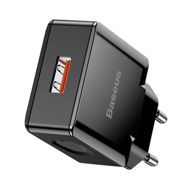 Fast Charge USB Stekkerlader - Quick Charge 3.0 Muur Oplader Wallcharger AC Thuislader Adapter Zwart