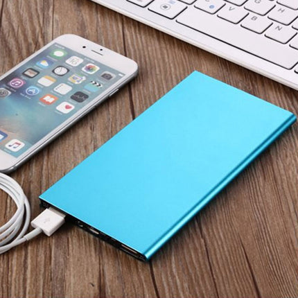 Externe 30.000mAh Solar Charger Powerbank Zonnepaneel Noodaccu Batterij Oplader Zon Blauw